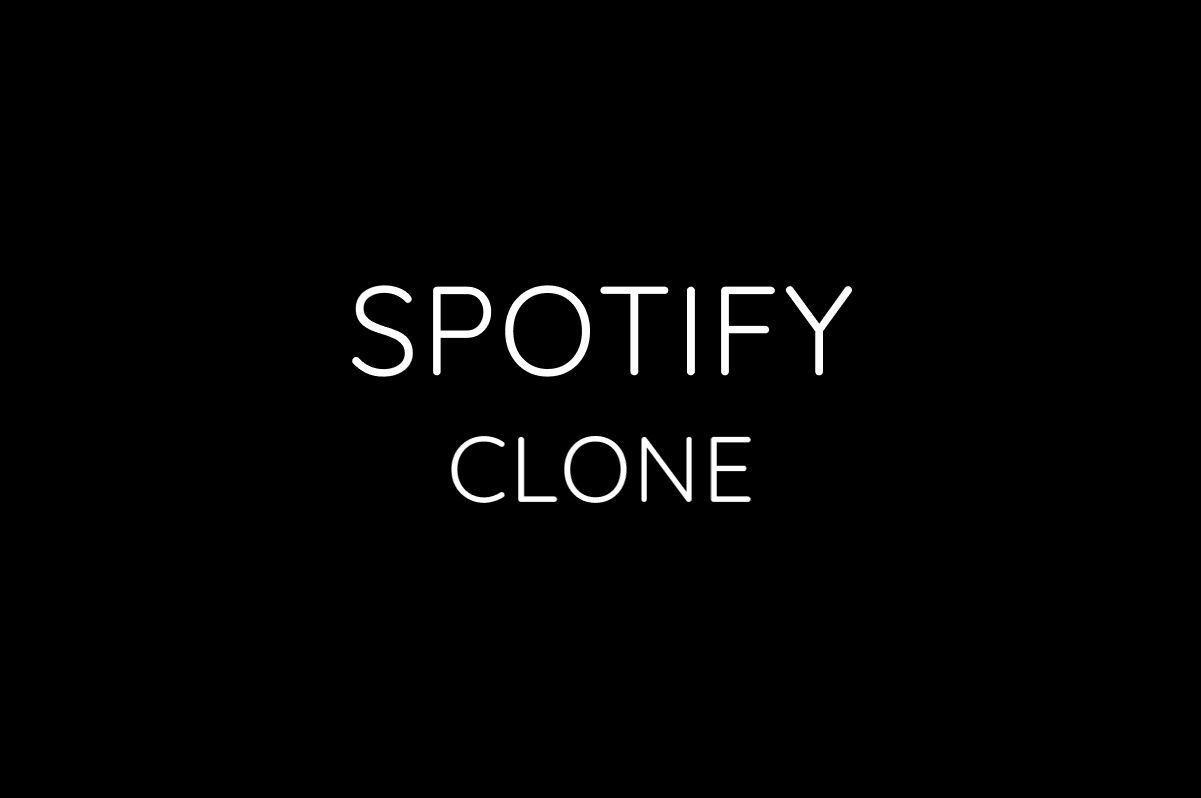 Spotify clone project